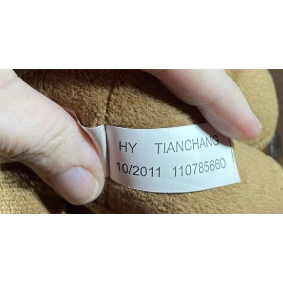 Dan Dee Teddy Bear Brown Heart Valentines Day Stuffed Animal Plush 2011 6” - Picture 9 of 9